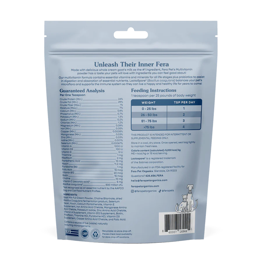 Multivitamin Goat Milk Topper